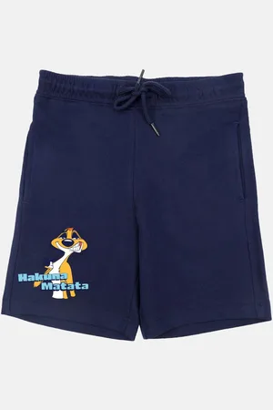 YK Boys Printed Mid-Rise Shorts
