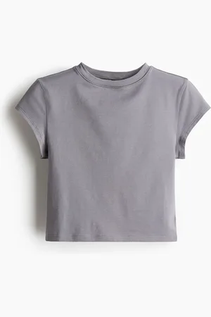 H&M Women Cropped Cotton Top