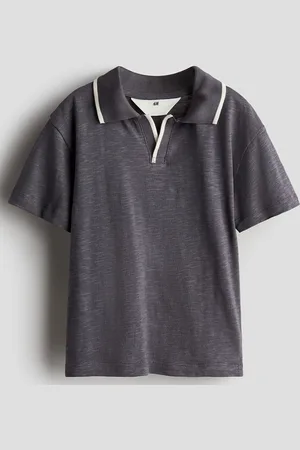 H&M Boys Pure Cotton Polo T-Shirt