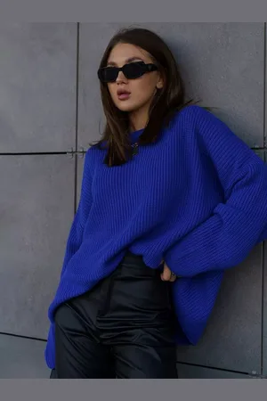 LULU & SKY Women Ribbed Oversized Cardigan