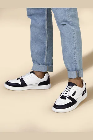 NEEMANS Men PU Round Toe Lace-Ups Sneakers