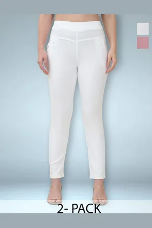 Jinfo Women Pack Of 2 Skinny Fit Jeggings