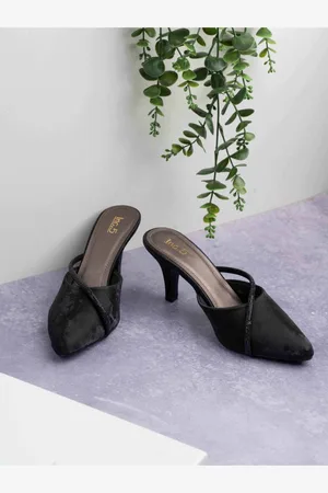 Inc 5 Women Party Pointed Toe Kitten Mules