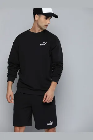 PUMA Men Relaxed Fit Long Sleeves Sweatshirt And Shorts