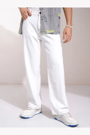 Highlander Men Mid-Rise Relaxed Wide Leg Jeans