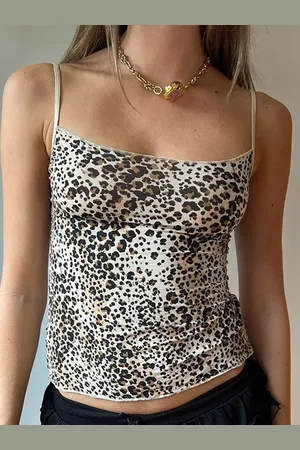 LULU & SKY Women Animal Printed Crop Top