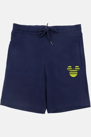 YK Boys Printed Mickey & Friends Outdoor Shorts