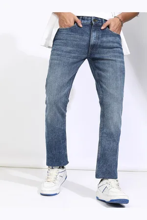 Highlander Men Straight Fit Light Fade Stretchable Cotton Jeans