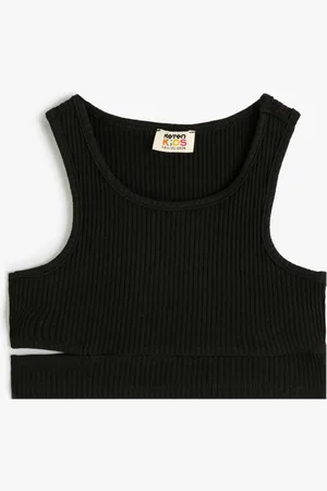 Koton Girls Cut Outs T-shirt