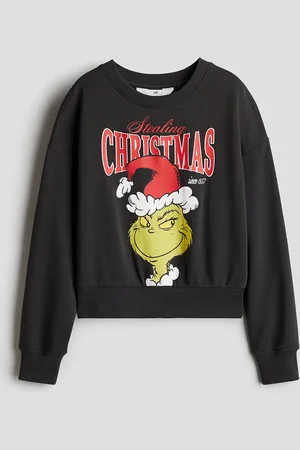 H&M Girls Printed Sweatshirt