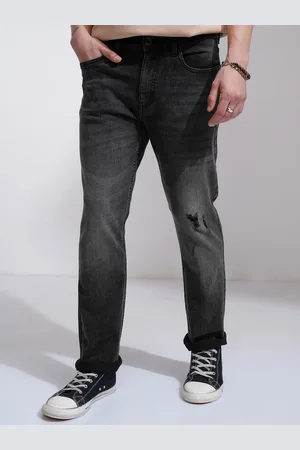 Highlander Men Straight Fit Light Fade Stretchable Jeans