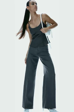 H&M Women Wide Tailored Trousers