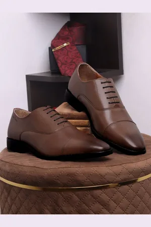 LOUIS STITCH Men Premium Egyptian Crust Leather Formal Derbys
