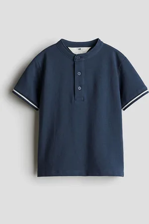 H&M Boys Grandad Polo Shirt