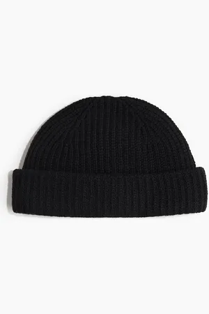 H&M Men Rib-Knit Wool-Blend Hat