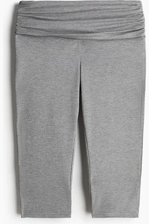 H&M Women Fold Over-Waist Capri Leggings