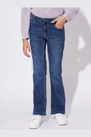 VERO MODA Girls Bootcut Light Fade Stretchable Jeans
