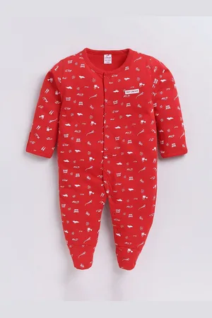 dollar Kids Printed Cotton Romper
