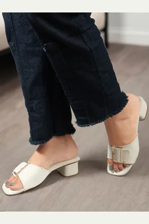 Carlton London Women Party Block Heels Sandals