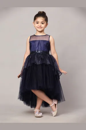 Toy Balloon Kids Girls Sleeveless Net Fit & Flare Maxi Dress