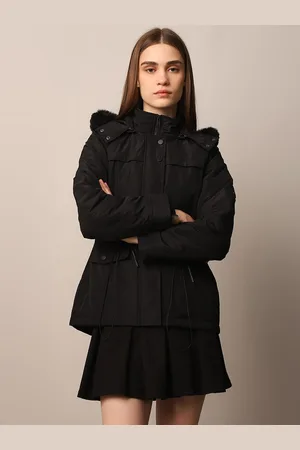 ONLY Women Hooded Solid Casual Parka Jacket