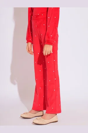 VERO MODA Girls Printed Flared Trousers
