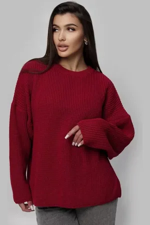 LULU & SKY Women Cable Knit Pullover Sweater