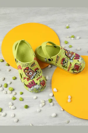 Liberty ALEX 10E Kids Colourblocked Printed Clogs