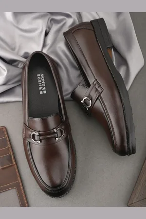 HERE&NOW Men Slip-On Round Toe Formal Loafers