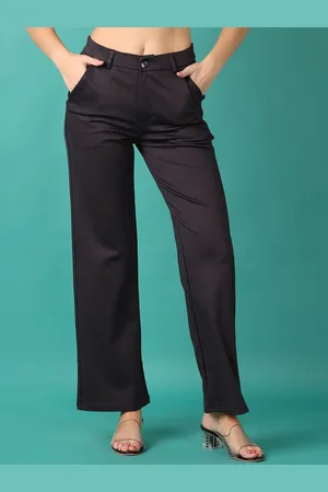 V-Mart Women Mid-Rise Cotton Formal Trousers