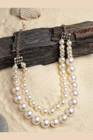 karatcart Gold-Plated Dual Layer Necklace