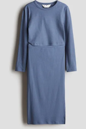 H&M Girls 2-Piece Ribbed Top & Skirt Set