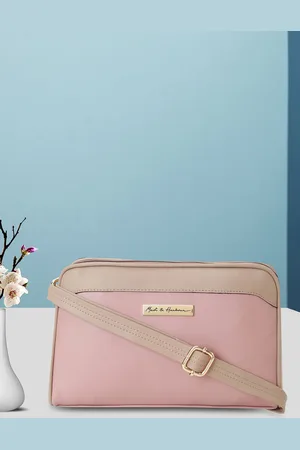 Mast & Harbour Women Colourblocked Crossbody Leather Sling Bag