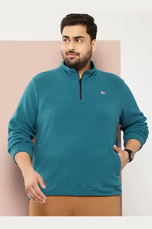 Sztori Men Plus Size Fleece Outdoor Jacket