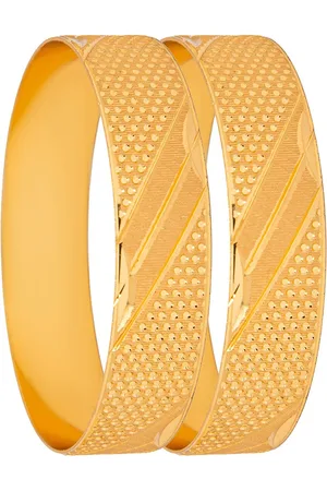 Shivansh Set Of 2 Gold-Plated Bangles
