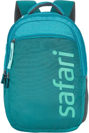 Safari Unisex Blue & Green Printed Backpack