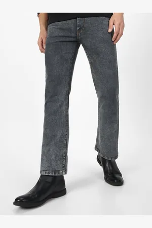 URBANO Men Bootcut Heavy Fade Clean Look Stretchable Jeans