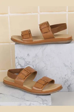 Metro Open Toe Women Flats with Buckles