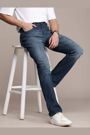 Nautica Men Straight Fit Low-Rise Light Fade Stretchable Jeans