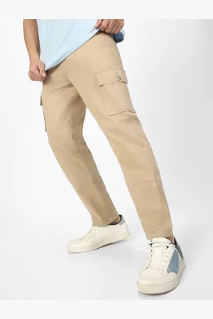 URBANO Men Mid-Rise Regular Fit Stretchable Cargo Trousers