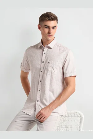 Arrow Geometric Printed Short Sleeve Shirt