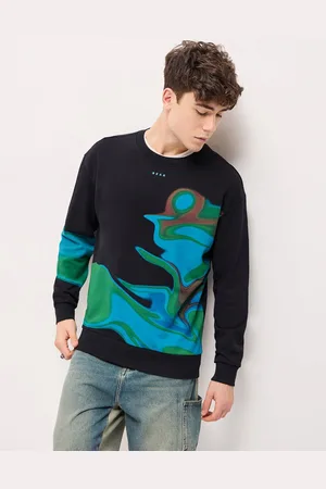 The Bear House Men Printed Pullover Sweatshirt