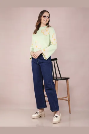 Crimsoune Club Women Floral Printed Long Sleeves Pullover