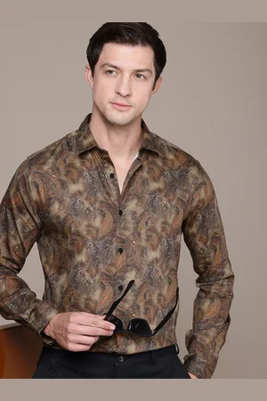 French Connection Slim Fit Ethnic Motifs Printed Pure Cotton Casual Shirt