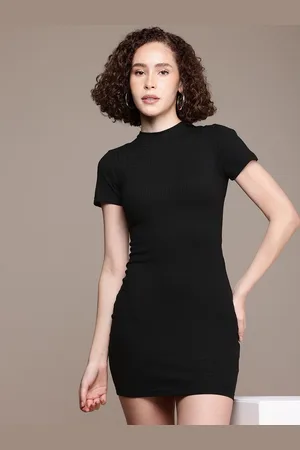 Roadster The Life Co. Ribbed Bodycon Mini Dress