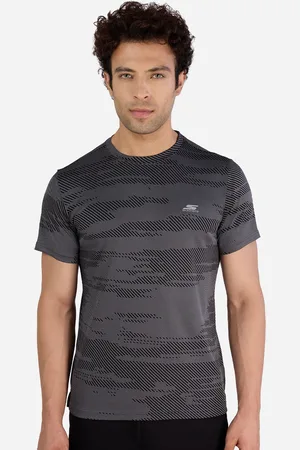 Skechers Men Abstract Printed Round Neck T-shirt