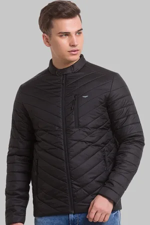 Park Avenue Men Solid Long Sleeves Quilted Jacket