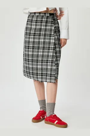 Koton Women Checked Printed Skorts Skirt
