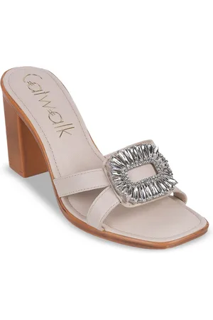 Catwalk Open Toe Synthetic Block Heel Sandals