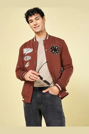 PEOPLE Men Front-Open Cotton Sweatshirt